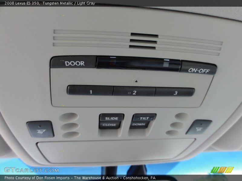 Tungsten Metallic / Light Gray 2008 Lexus ES 350