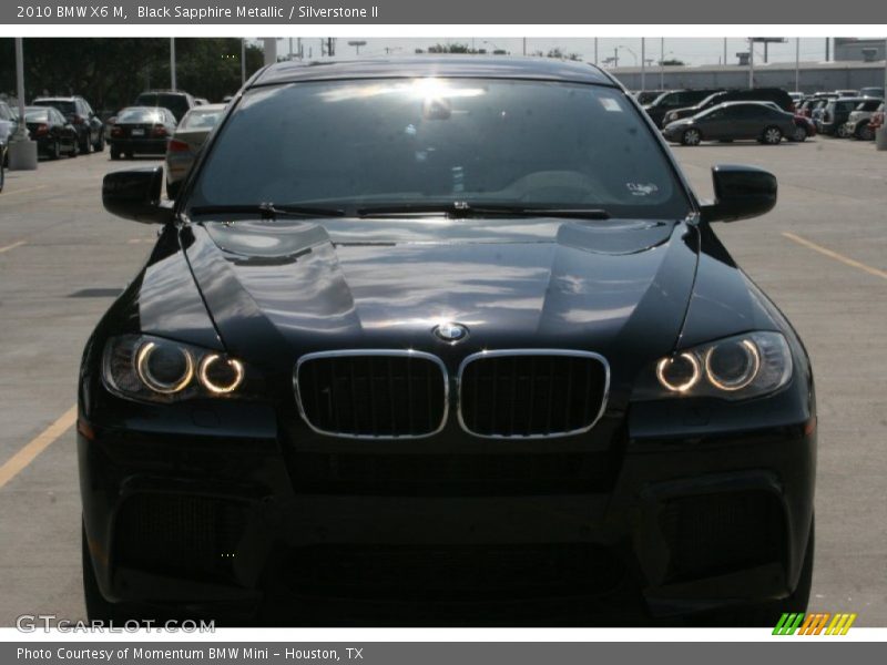 Black Sapphire Metallic / Silverstone II 2010 BMW X6 M
