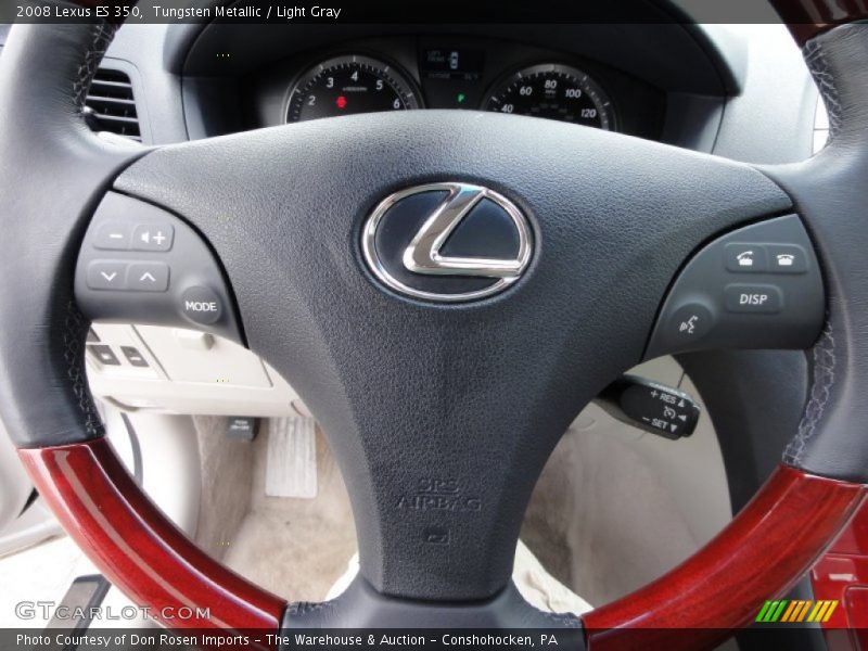 Tungsten Metallic / Light Gray 2008 Lexus ES 350