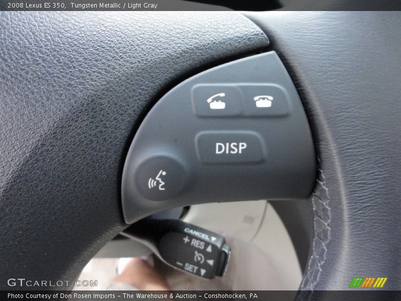 Tungsten Metallic / Light Gray 2008 Lexus ES 350