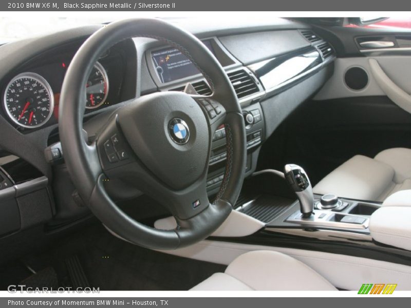 Black Sapphire Metallic / Silverstone II 2010 BMW X6 M