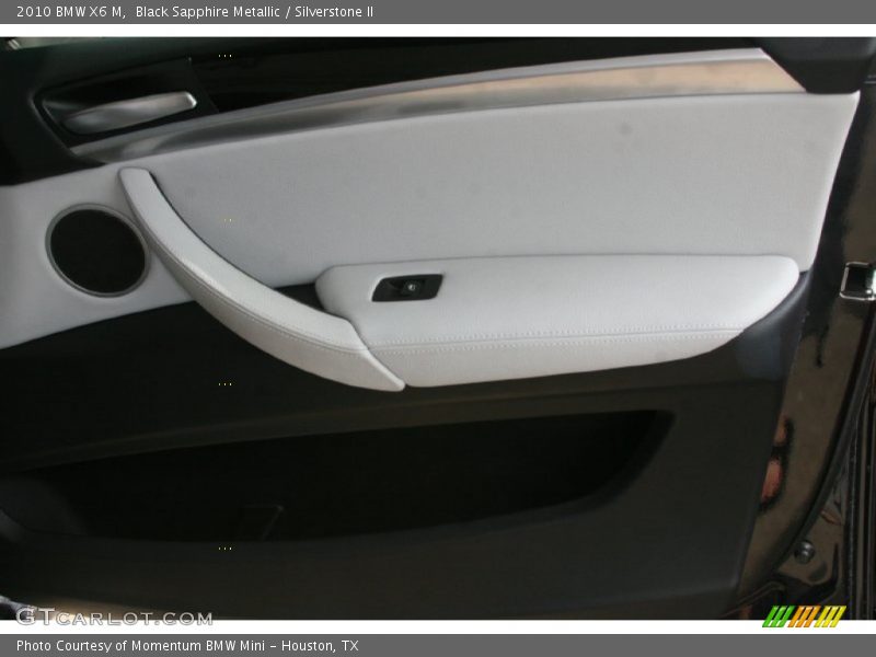 Black Sapphire Metallic / Silverstone II 2010 BMW X6 M