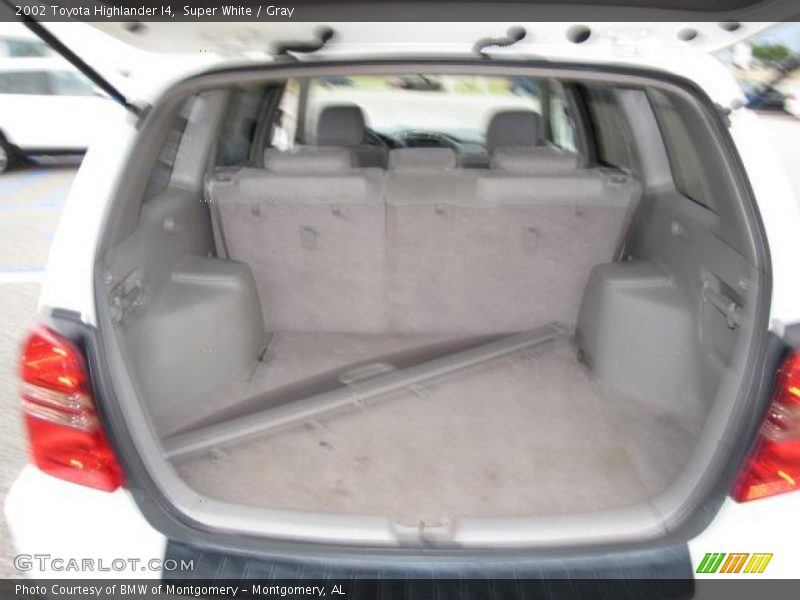 Super White / Gray 2002 Toyota Highlander I4
