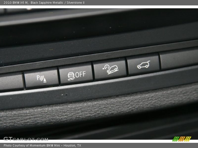Black Sapphire Metallic / Silverstone II 2010 BMW X6 M
