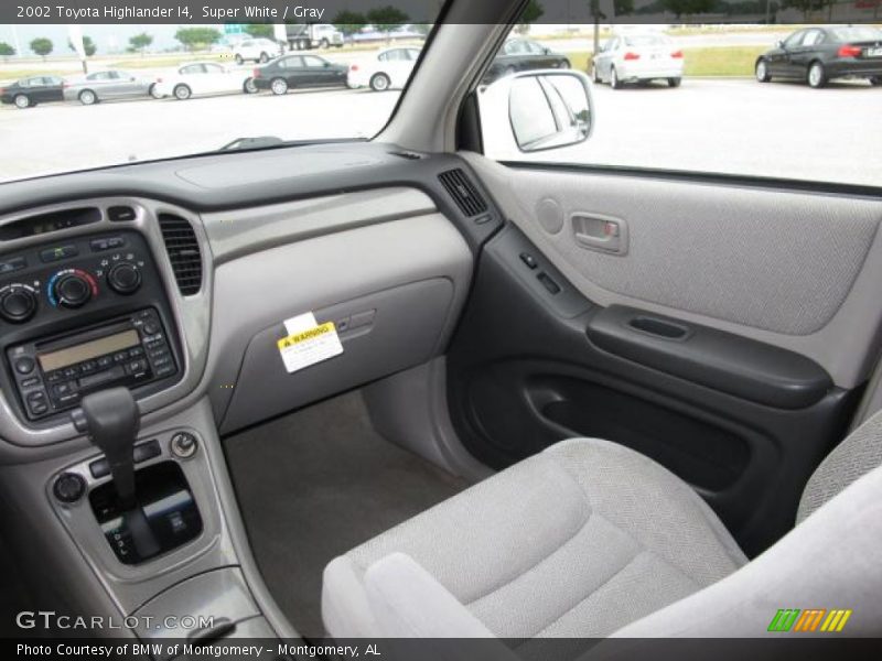 Super White / Gray 2002 Toyota Highlander I4