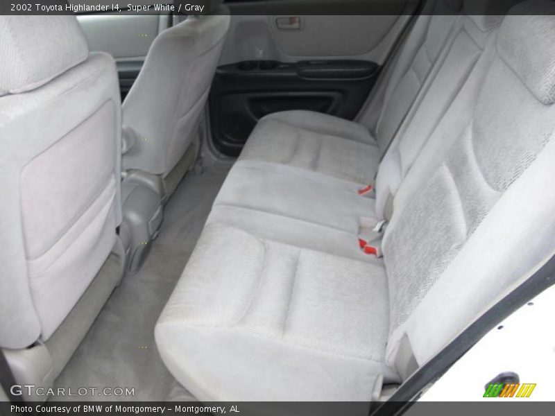 Super White / Gray 2002 Toyota Highlander I4