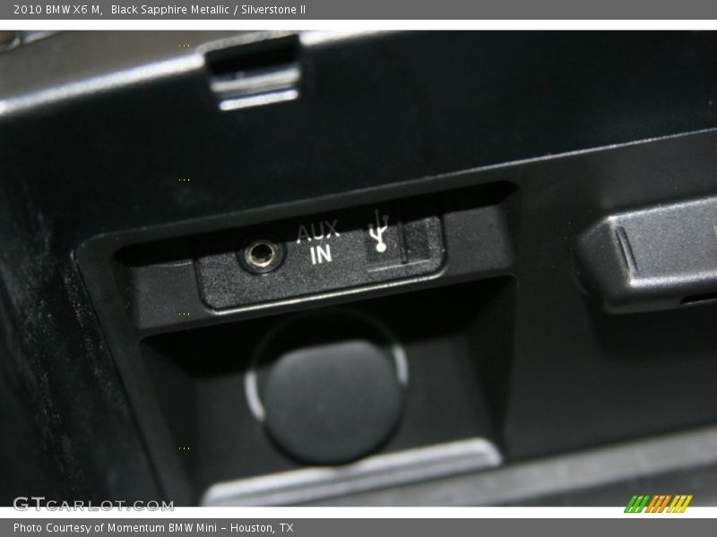 Black Sapphire Metallic / Silverstone II 2010 BMW X6 M