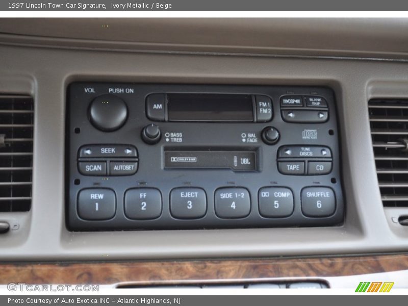 Ivory Metallic / Beige 1997 Lincoln Town Car Signature