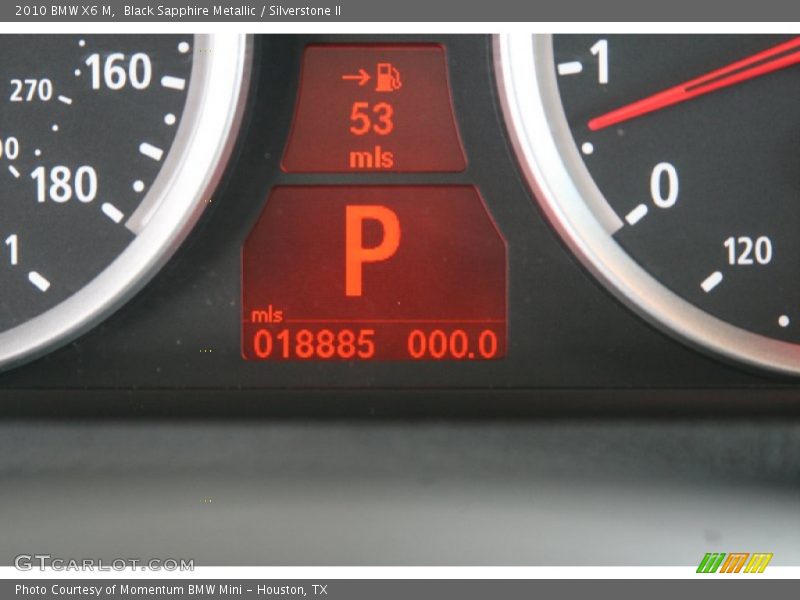 Black Sapphire Metallic / Silverstone II 2010 BMW X6 M