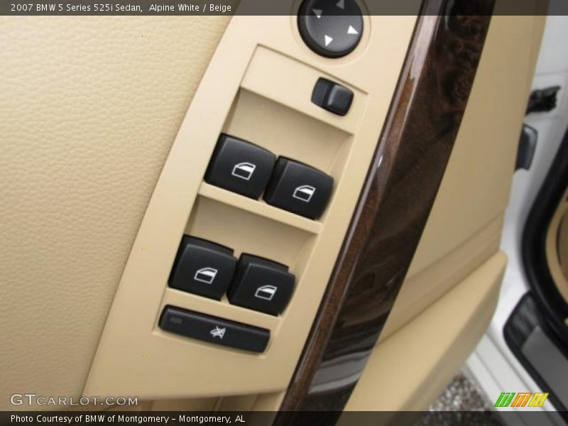 Alpine White / Beige 2007 BMW 5 Series 525i Sedan