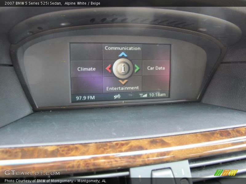 Alpine White / Beige 2007 BMW 5 Series 525i Sedan