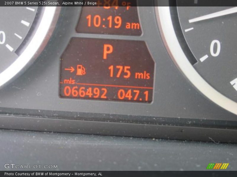 Alpine White / Beige 2007 BMW 5 Series 525i Sedan