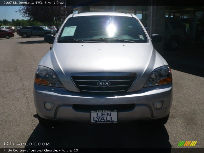 Silver / Gray 2007 Kia Sorento LX 4WD