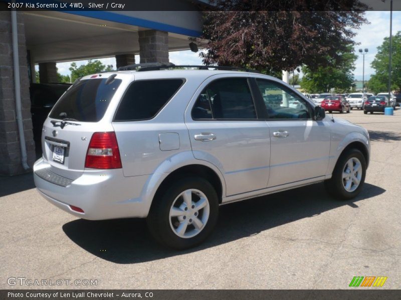 Silver / Gray 2007 Kia Sorento LX 4WD