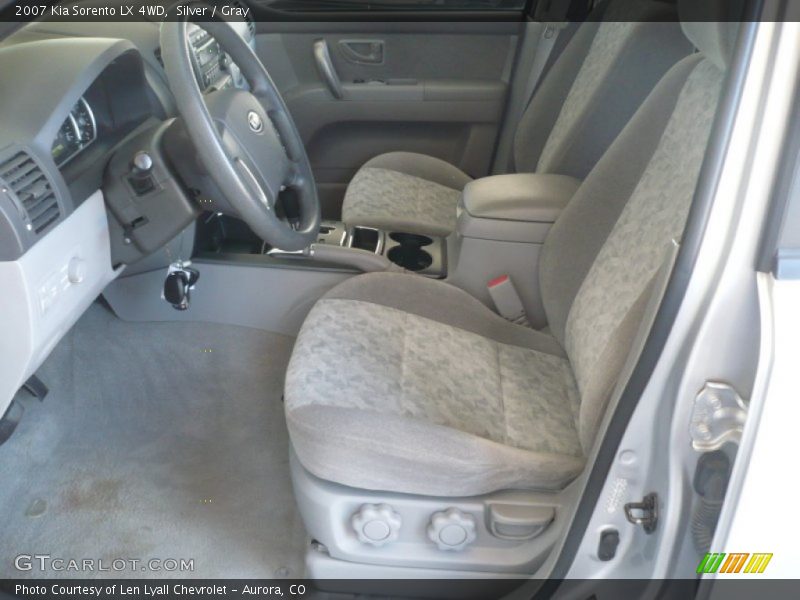  2007 Sorento LX 4WD Gray Interior