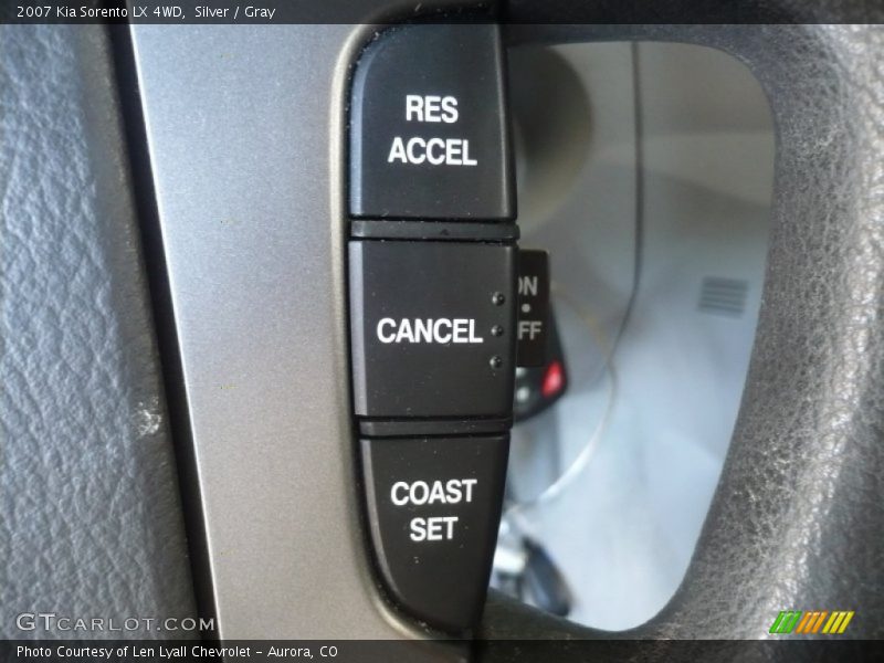Silver / Gray 2007 Kia Sorento LX 4WD