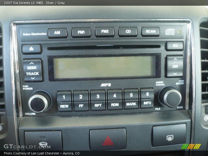 Silver / Gray 2007 Kia Sorento LX 4WD