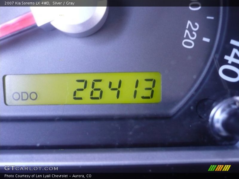 Silver / Gray 2007 Kia Sorento LX 4WD