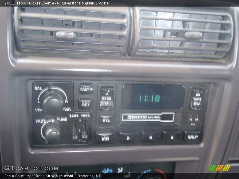 Silverstone Metallic / Agate 2001 Jeep Cherokee Sport 4x4