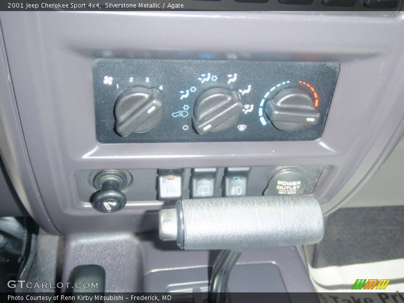 Silverstone Metallic / Agate 2001 Jeep Cherokee Sport 4x4