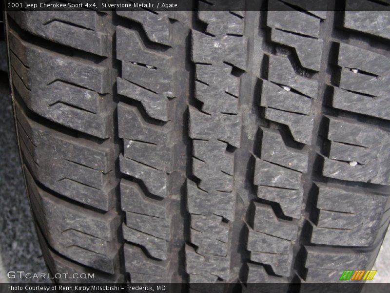 Silverstone Metallic / Agate 2001 Jeep Cherokee Sport 4x4