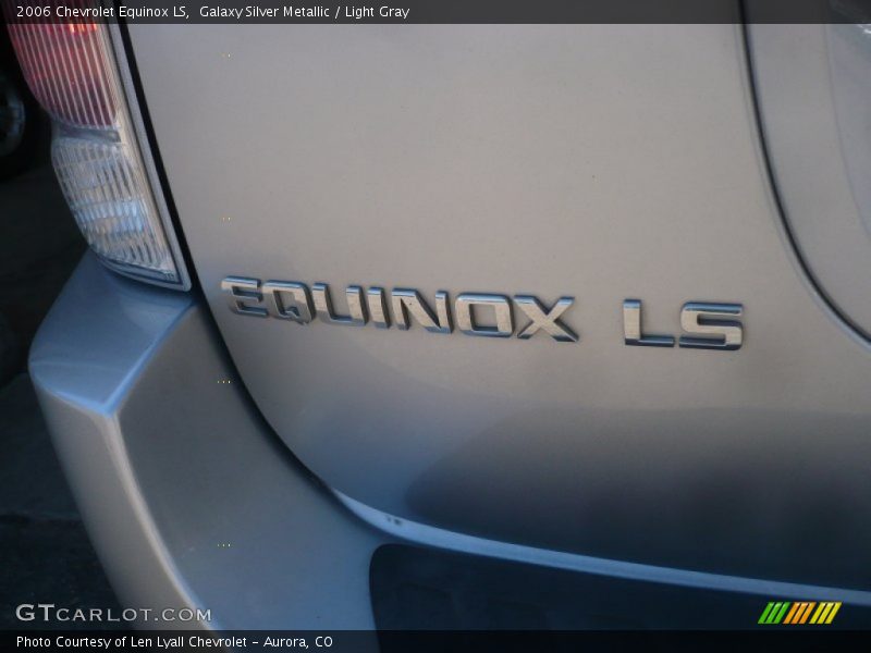 Galaxy Silver Metallic / Light Gray 2006 Chevrolet Equinox LS