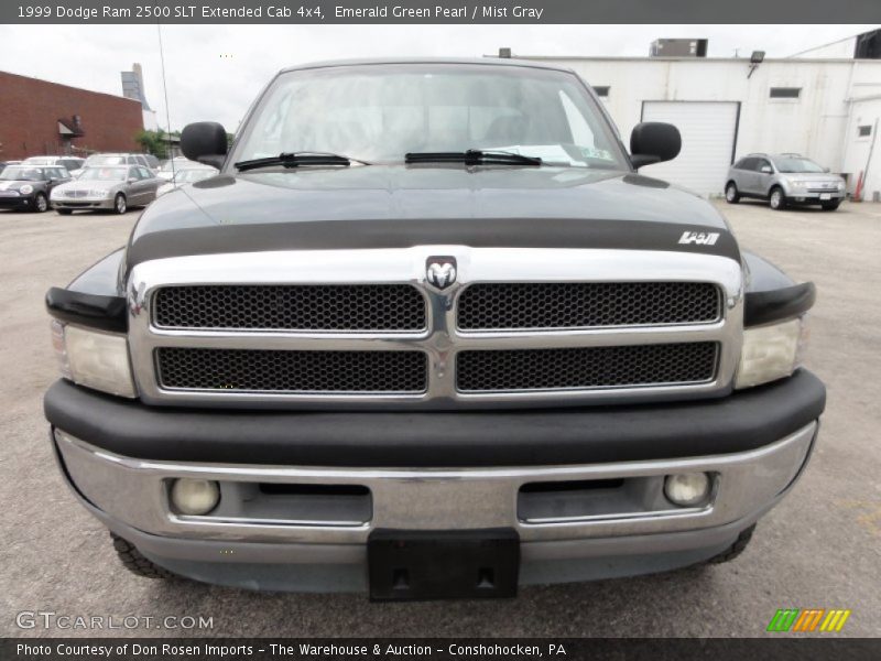 Emerald Green Pearl / Mist Gray 1999 Dodge Ram 2500 SLT Extended Cab 4x4