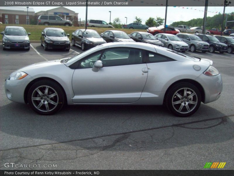 Liquid Silver Metallic / Dark Charcoal 2008 Mitsubishi Eclipse GT Coupe