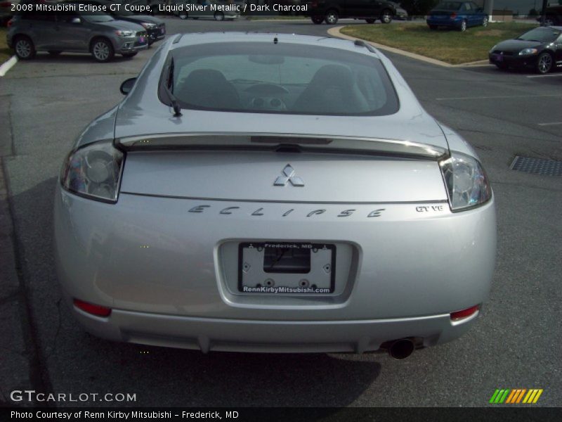Liquid Silver Metallic / Dark Charcoal 2008 Mitsubishi Eclipse GT Coupe
