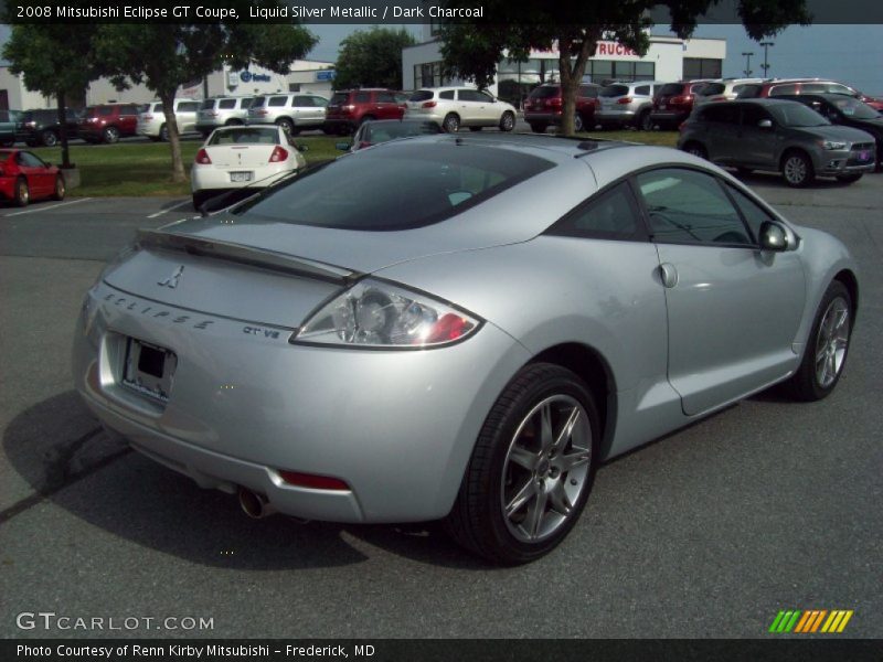 Liquid Silver Metallic / Dark Charcoal 2008 Mitsubishi Eclipse GT Coupe