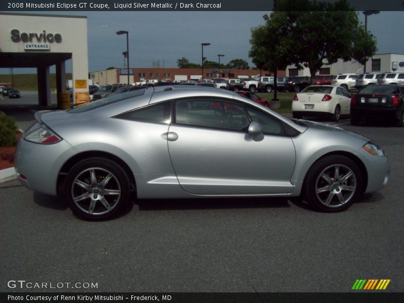 Liquid Silver Metallic / Dark Charcoal 2008 Mitsubishi Eclipse GT Coupe