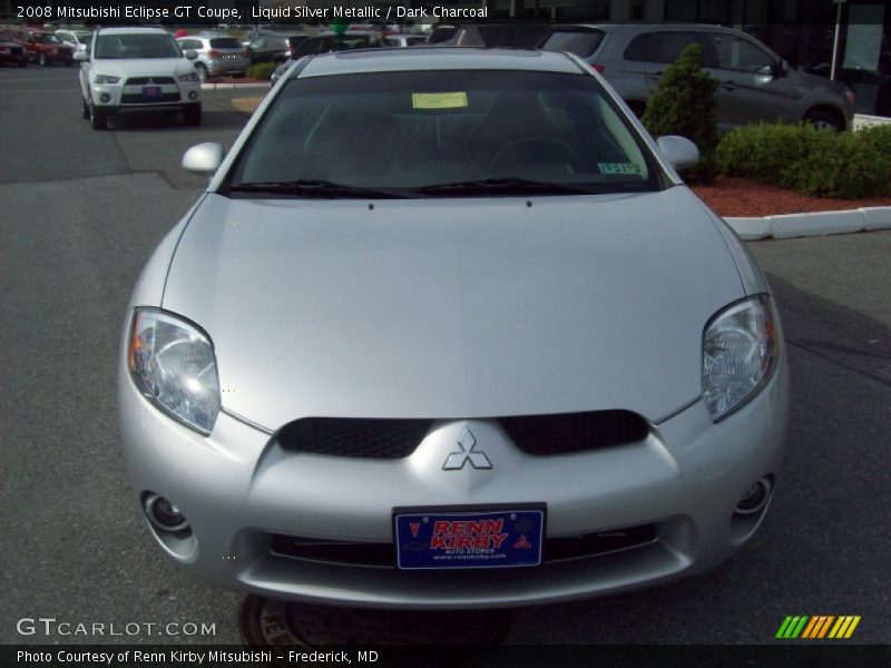 Liquid Silver Metallic / Dark Charcoal 2008 Mitsubishi Eclipse GT Coupe