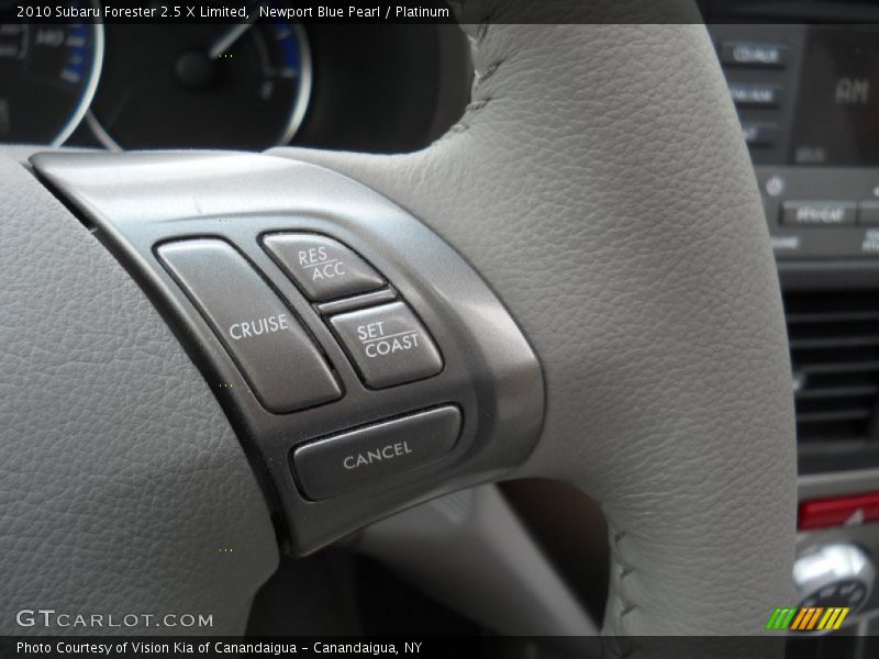 Controls of 2010 Forester 2.5 X Limited