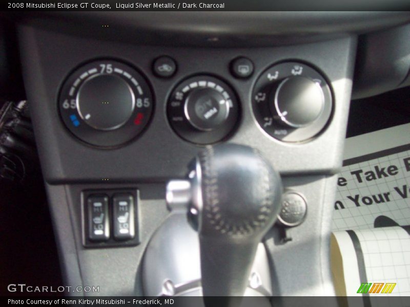 Liquid Silver Metallic / Dark Charcoal 2008 Mitsubishi Eclipse GT Coupe