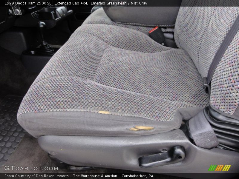 Emerald Green Pearl / Mist Gray 1999 Dodge Ram 2500 SLT Extended Cab 4x4