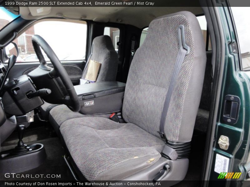 Emerald Green Pearl / Mist Gray 1999 Dodge Ram 2500 SLT Extended Cab 4x4