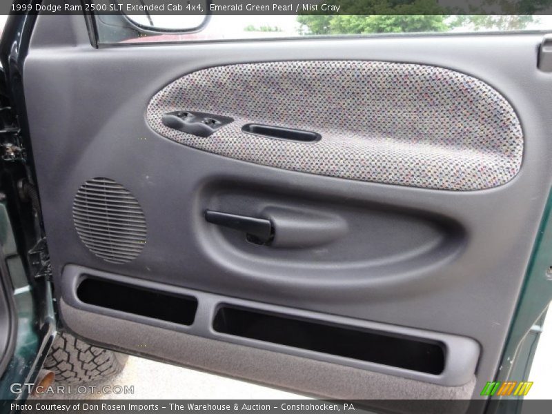 Emerald Green Pearl / Mist Gray 1999 Dodge Ram 2500 SLT Extended Cab 4x4