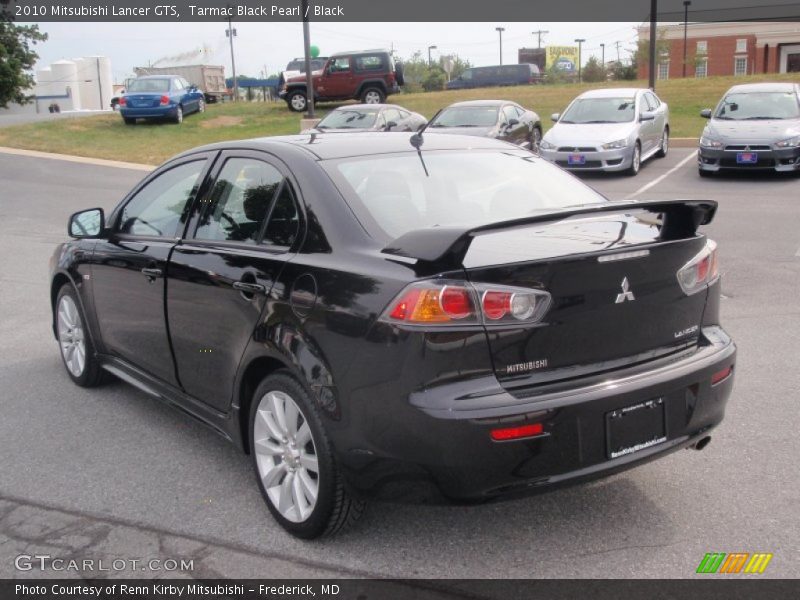 Tarmac Black Pearl / Black 2010 Mitsubishi Lancer GTS