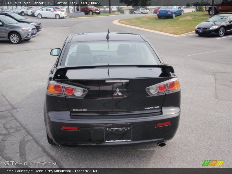 Tarmac Black Pearl / Black 2010 Mitsubishi Lancer GTS