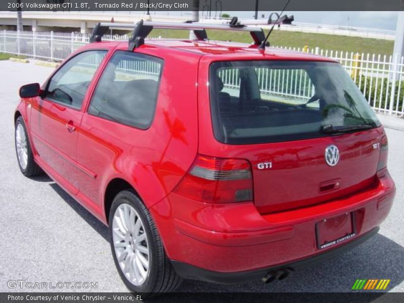 Tornado Red / Black/Grey Cloth 2006 Volkswagen GTI 1.8T