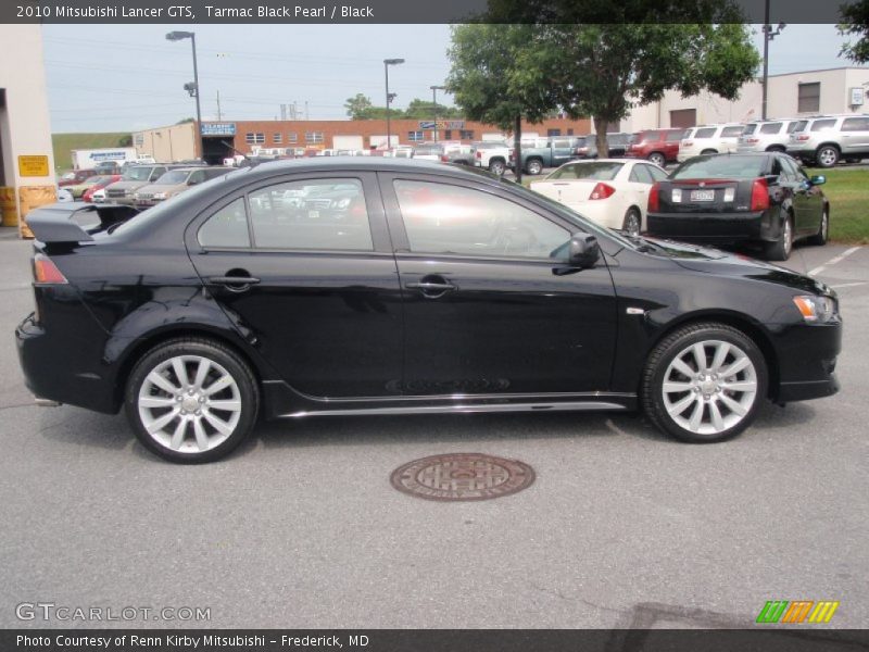 Tarmac Black Pearl / Black 2010 Mitsubishi Lancer GTS