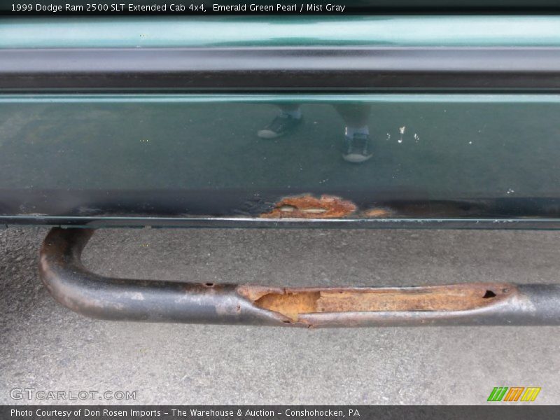 Emerald Green Pearl / Mist Gray 1999 Dodge Ram 2500 SLT Extended Cab 4x4