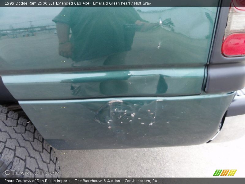 Emerald Green Pearl / Mist Gray 1999 Dodge Ram 2500 SLT Extended Cab 4x4