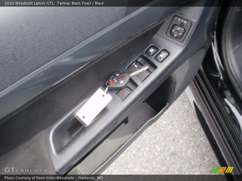 Tarmac Black Pearl / Black 2010 Mitsubishi Lancer GTS