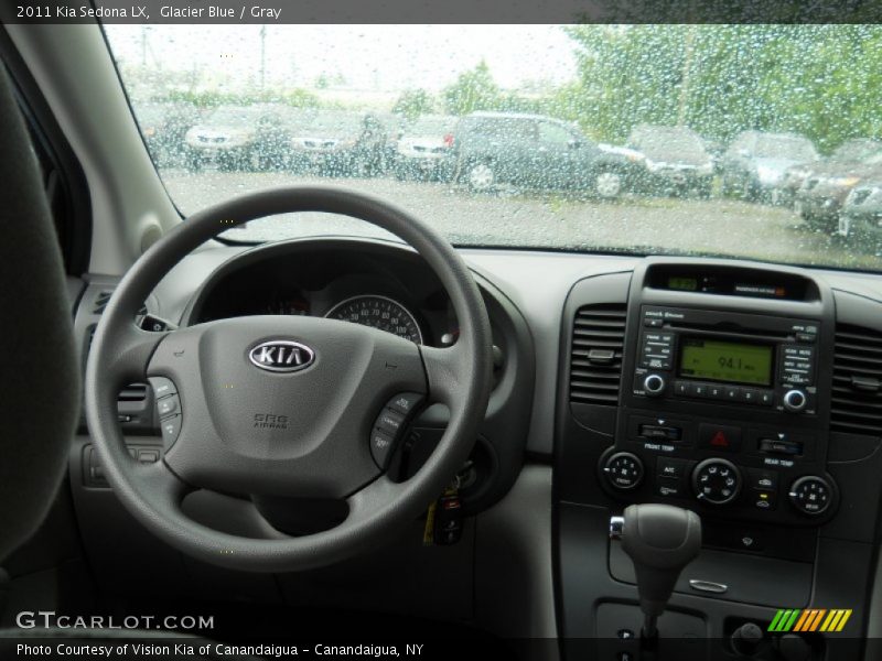 Glacier Blue / Gray 2011 Kia Sedona LX