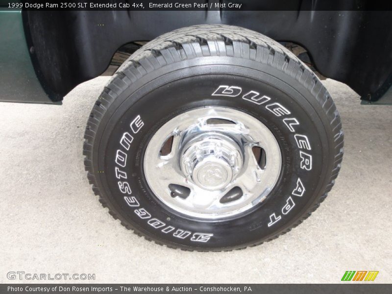 Emerald Green Pearl / Mist Gray 1999 Dodge Ram 2500 SLT Extended Cab 4x4