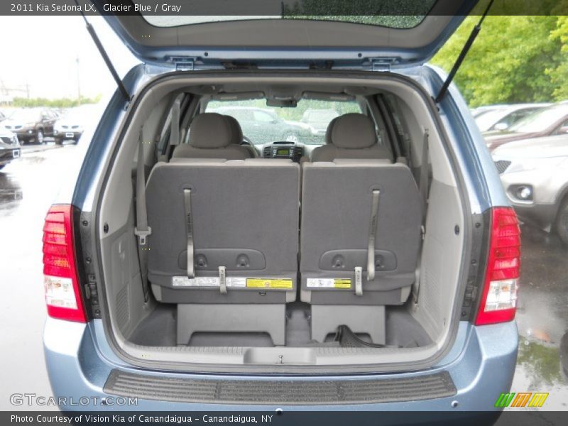 Glacier Blue / Gray 2011 Kia Sedona LX