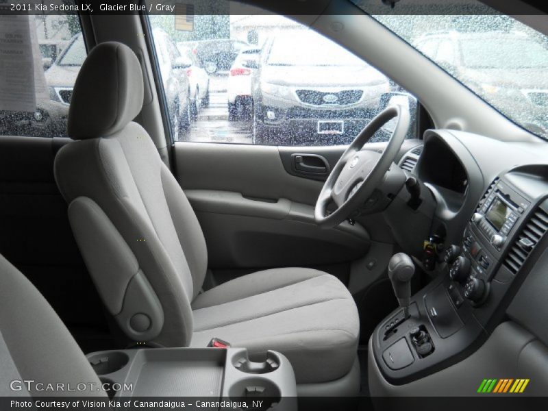 Glacier Blue / Gray 2011 Kia Sedona LX