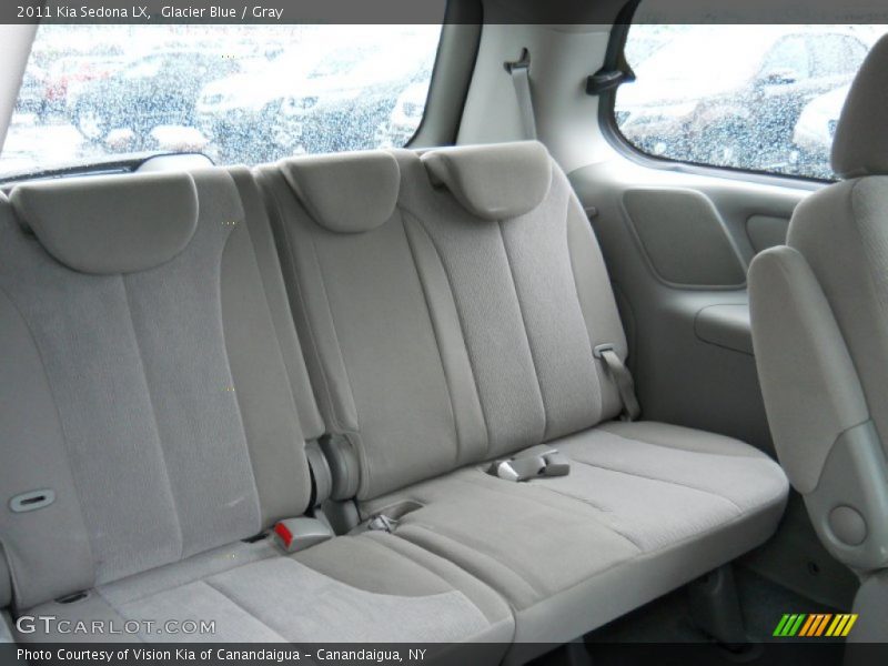 Glacier Blue / Gray 2011 Kia Sedona LX