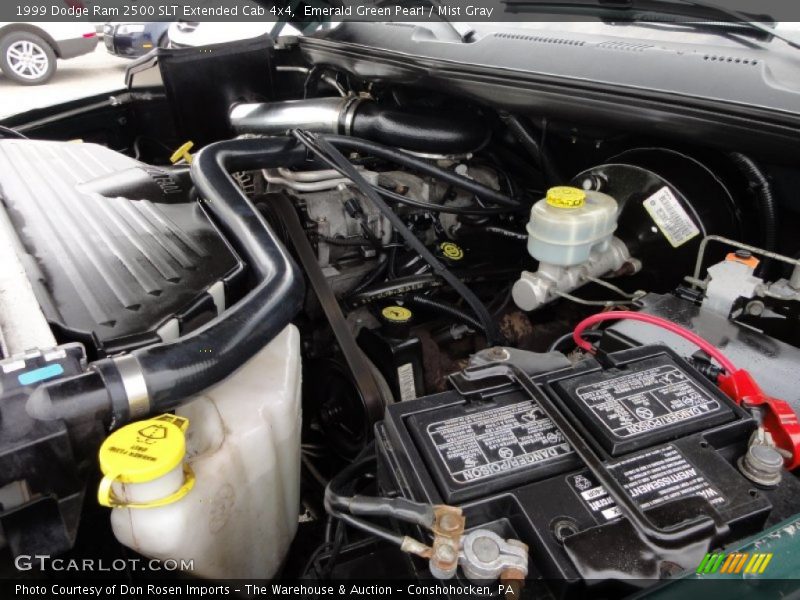  1999 Ram 2500 SLT Extended Cab 4x4 Engine - 5.9 Liter OHV 16-Valve Magnum V8